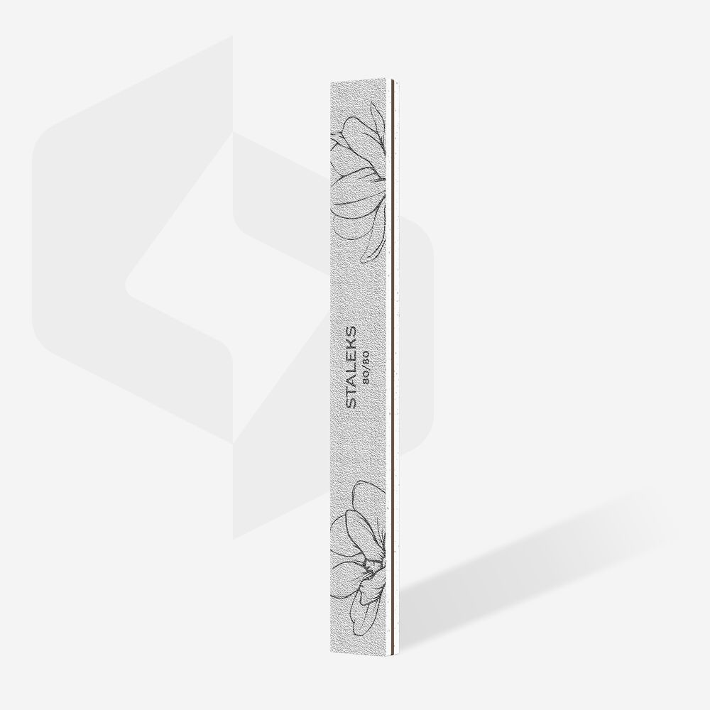 STALEKS PRO STALEKS PRO Straight Jumbo Mineral Nail File EXPERT 20 — 80/80 Grit, 25 Count, image 2