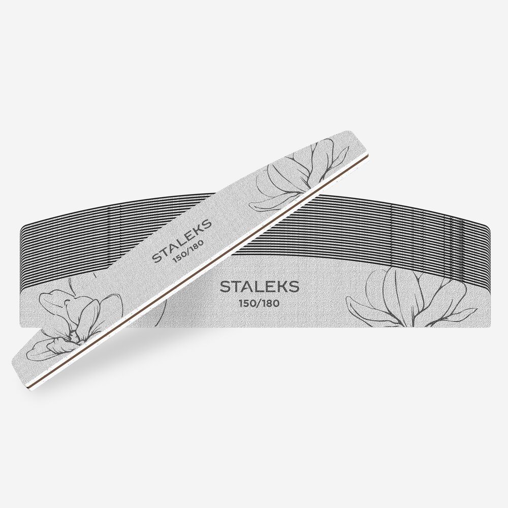 STALEKS PRO STALEKS PRO Crescent Mineral Nail File EXPERT 40 — 150/180 Grit, 25 Count, image 3