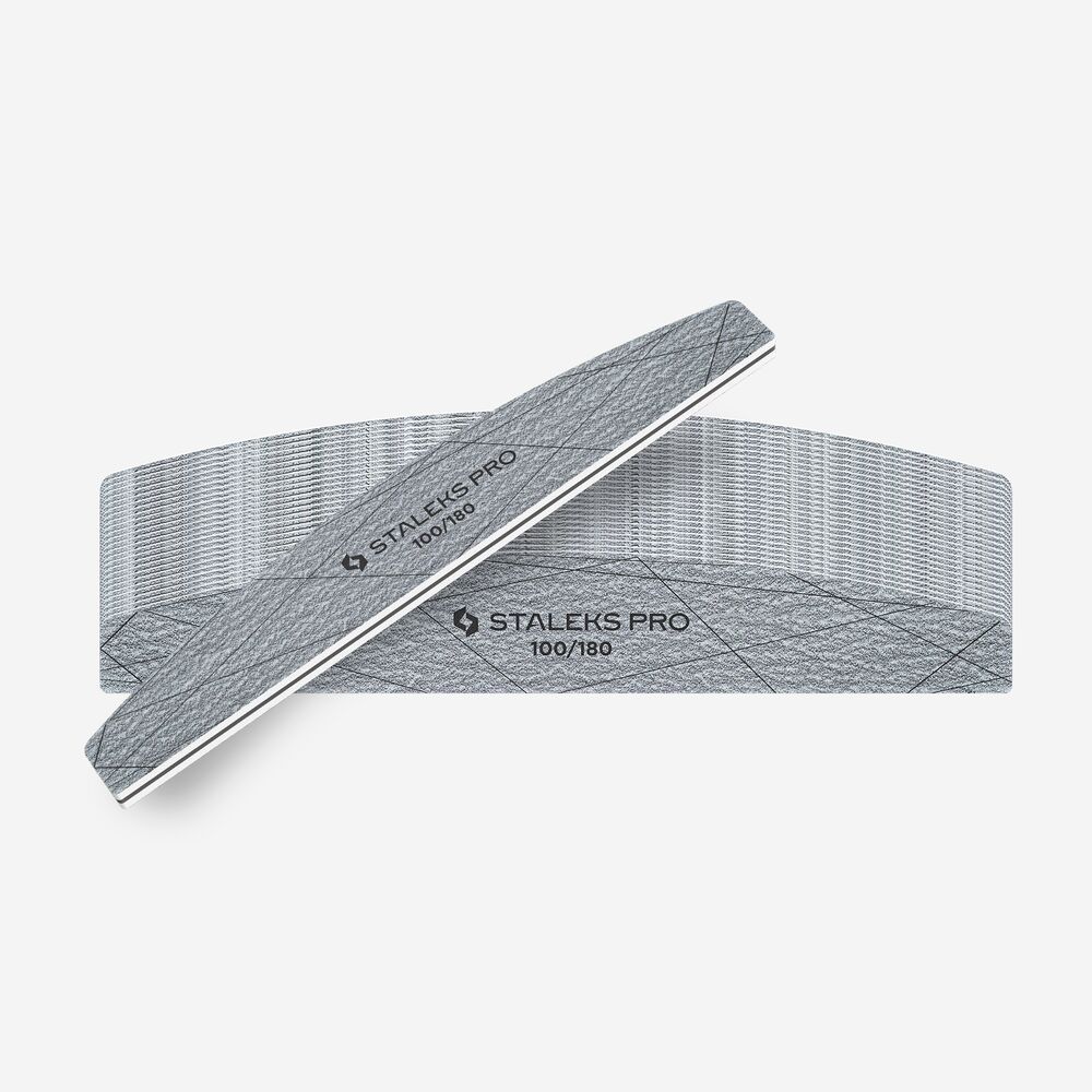 STALEKS PRO STALEKS PRO Crescent Mineral Nail File SMART 40 — 100/180 Grit, 25 Count, image 3