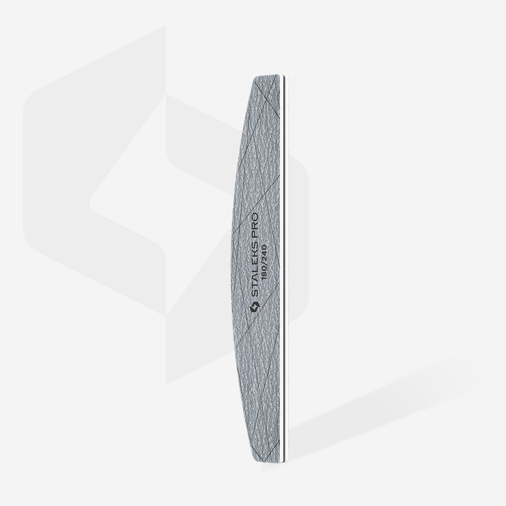 STALEKS PRO STALEKS PRO Crescent Mineral Nail File SMART 40 — 180/240 Grit, 25 Count, image 2
