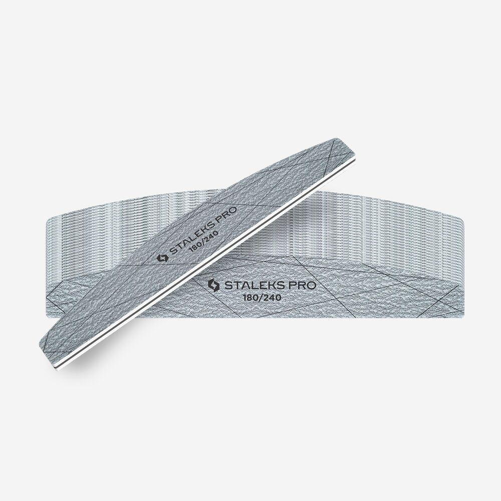 STALEKS PRO STALEKS PRO Crescent Mineral Nail File SMART 40 — 180/240 Grit, 25 Count, image 3